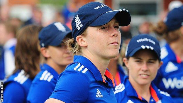 England captain Heather Knight