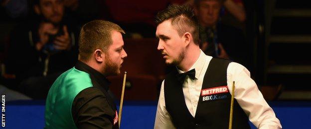 Mark Allen and Kyren Wilson