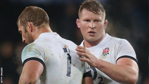 Chris Robshaw and Dylan Hartley