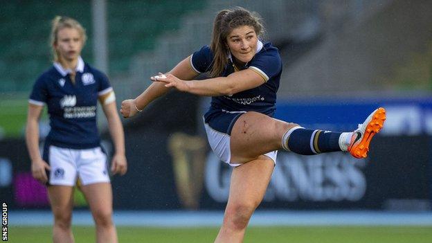 Scotland fly-half Helen Nelson will win her 30th cap against England