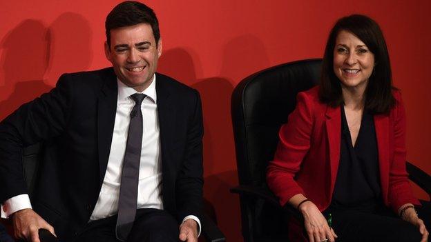 Andy Burnham and Liz Kendall