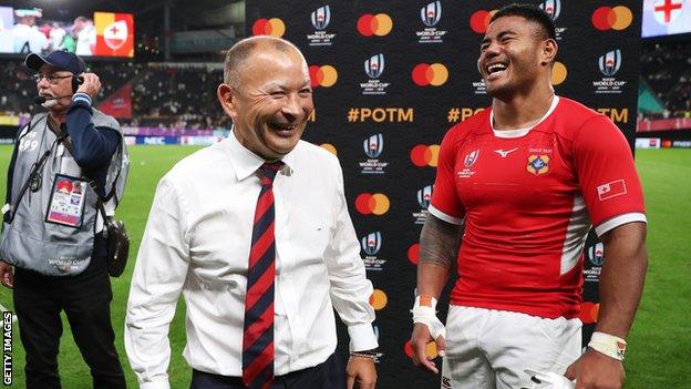 Eddie Jones and Manu Tuilagi