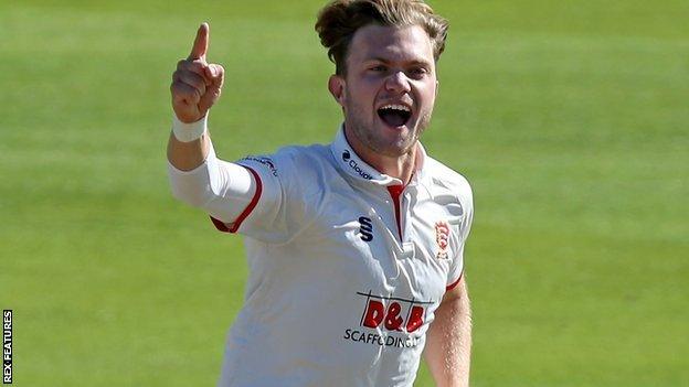 Essex fast bowler Sam Cook's haul of 4-27 was his best in the /Bob Willis Trophy