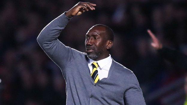 Jimmy Floyd Hasselbaink returned to Burton for his second stint as manager in January 2021