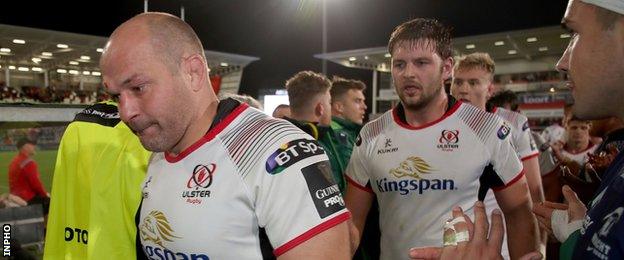 Ulster's Rory Best and Iain Henderson