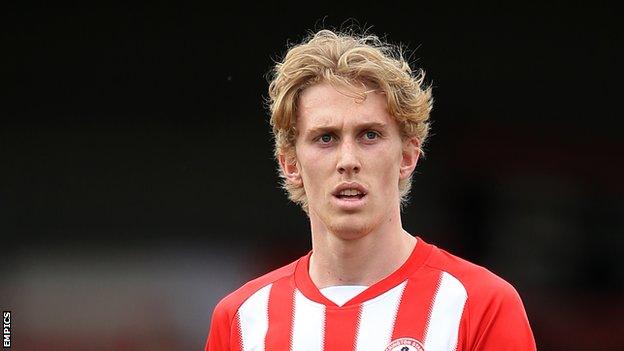 Harvey Rodgers scored one goal during his time with Accrington Stanley last season