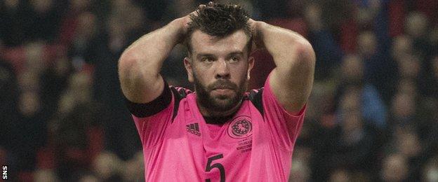 Scotland defender Grant Hanley