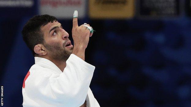 Saeid Mollaei was eventually knocked out of the 2019 World Judo Championships in Japan by Belgium's Matthias Casse in the semi-finals