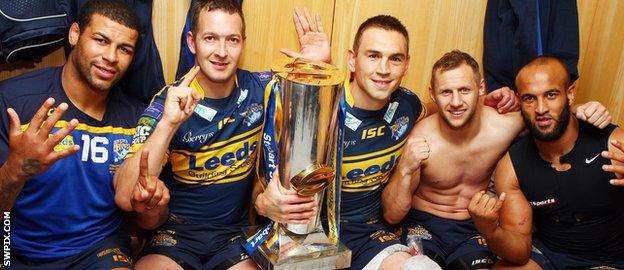 Ryan Bailey, Danny McGuire, Kevin Sinfield, Rob Burrow and Jamie Jones-Buchanan