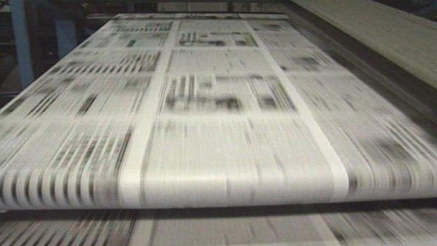 Printing the Peterborough Telegraph