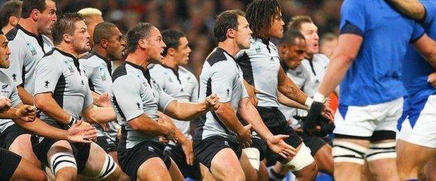 New Zealand haka in 2007