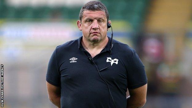 Head coach Toby Booth is in his second full season in charge at Ospreys