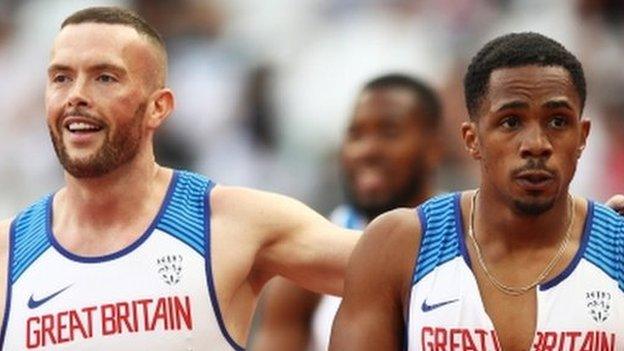 Richard Kilty and CJ Ujah