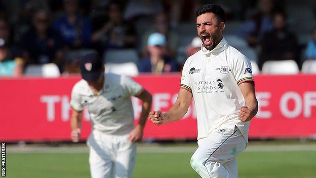 Zafar Gohar was Gloucestershire's bowling hero at Sophia Gardens