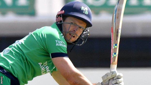 Ed Joyce was back in the Ireland team after missing last month's series win over Afghanistan because of injury