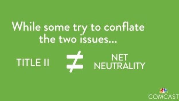 The internet service provider argues that they are a supporter of the principle of net neutrality, but the regulation which classified their company as a Title 2 carrier is outdated and heavy handed.