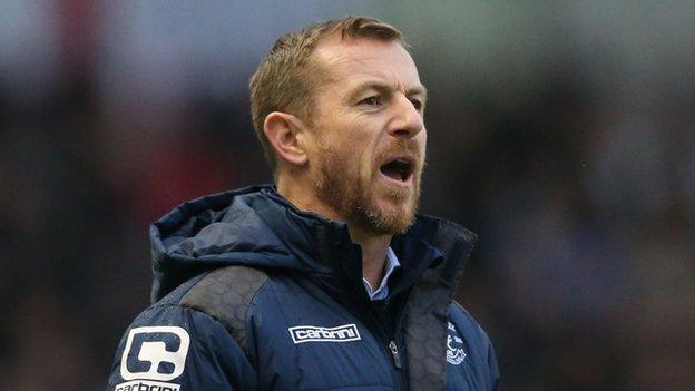 Birmingham City manager Gary Rowett