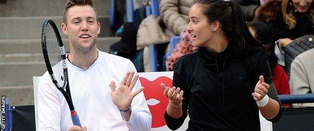 Jack Sock and Laura Robson