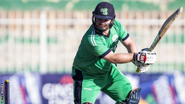 Paul Stirling's 74 helped Ireland beat the Scots as they secured the tri-series