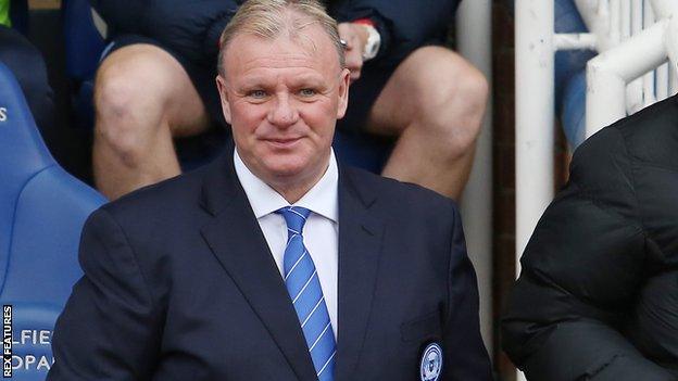 Steve Evans's first game in charge of Peterborough