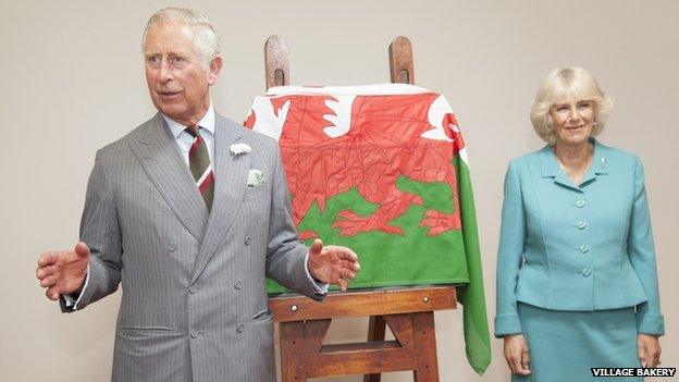 The Prince of Wales and Duchess of Cornwall officially open a new baking academy in Wrexham