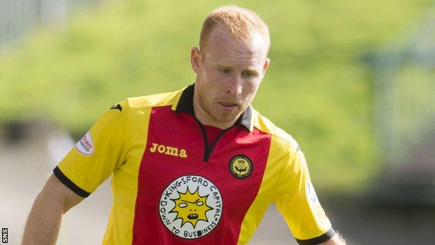 Ziggy Gordon in action for Partick Thistle