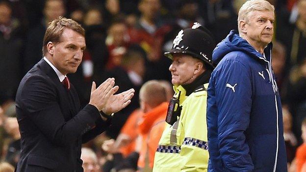 Brendan Rodgers and Arsene Wenger