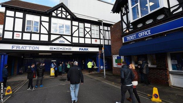 Fratton Park entrance