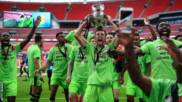 Forest Green Rovers celebrate