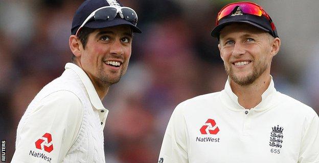 Alastair Cook and Joe Root