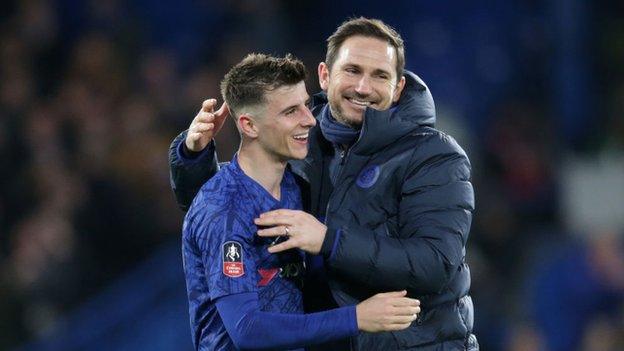 Mason Mount and Frank Lampard