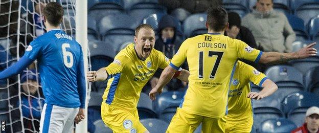 St Johnstone celebrate