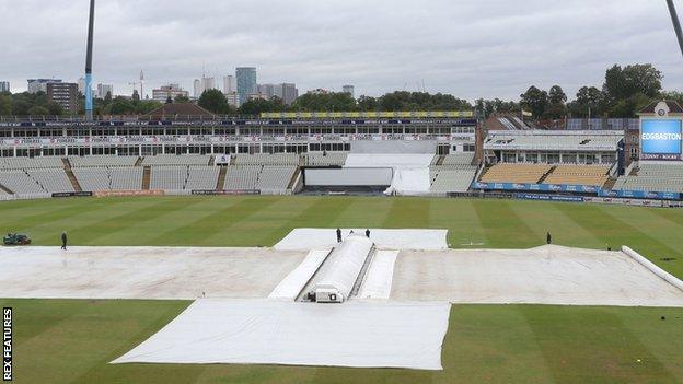 Edgbaston rain