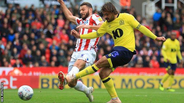 Blackburn's Bradley Dack opened the scoring with his sixth goal of the season.