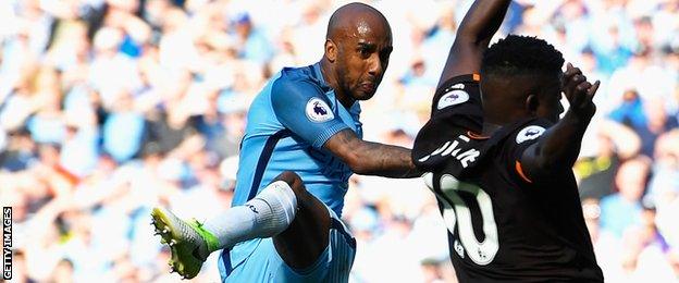 Manchester City midfielder Fabian Delph