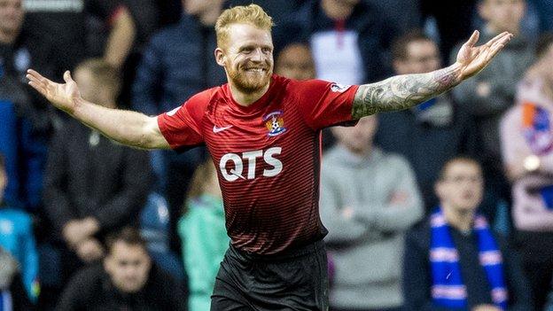 Kilmarnock winger Chris Burke