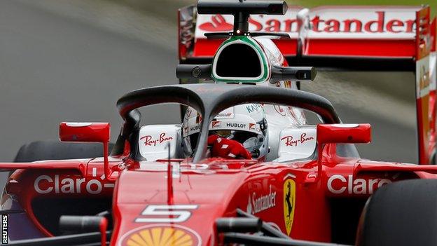 vettel tests the hale device