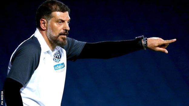 West Bromwich Albion head coach Slaven Bilic