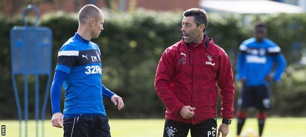 Kenny Miller and Pedro Caixinha