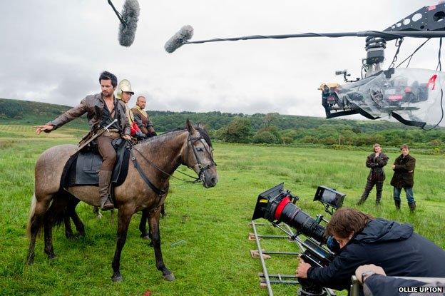 Da Vinci's Demons on location around its Swansea studio base