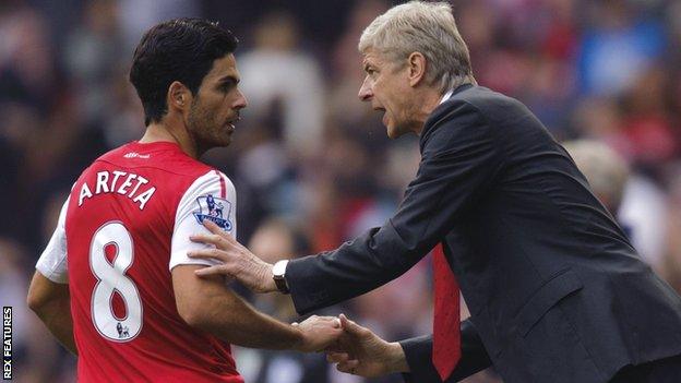 Arsenal: Arsene Wenger says Mikel Arteta has qualities to be manager - BBC  Sport