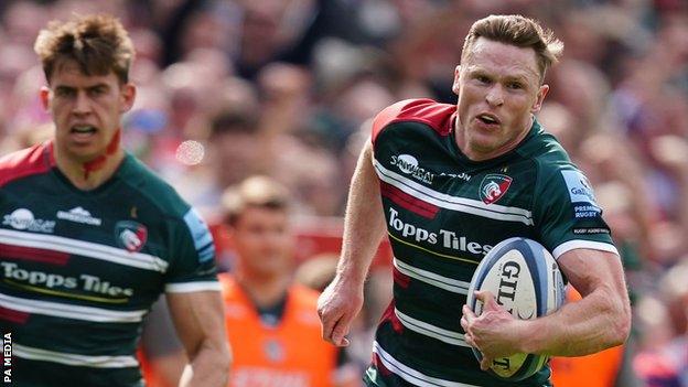 Chris Ashton brought up his record tally of 95 Premiership tries with Leicester last month