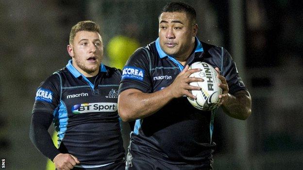 Glasgow Warriors players