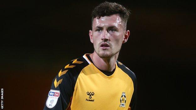 Paul Lewis in action for Cambridge United