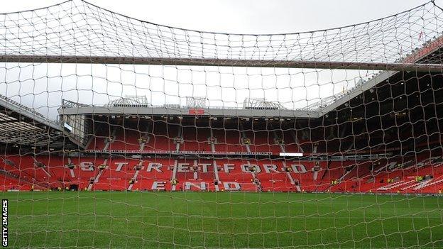 Old Trafford football ground