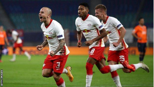 Angelino scores both goals for RB Leipzig