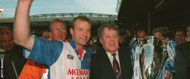 Alan Shearer and Jack Walker