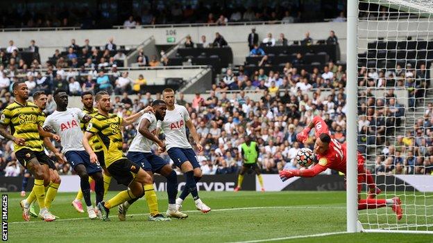 Son Heung-min scores for Tottenham