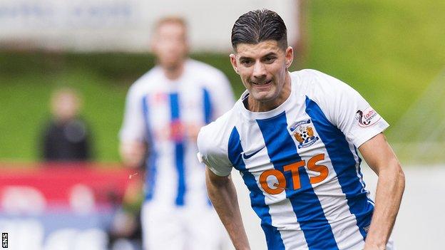 Kilmarnock winger Jordan Jones