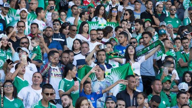 Raja Casablanca supporters